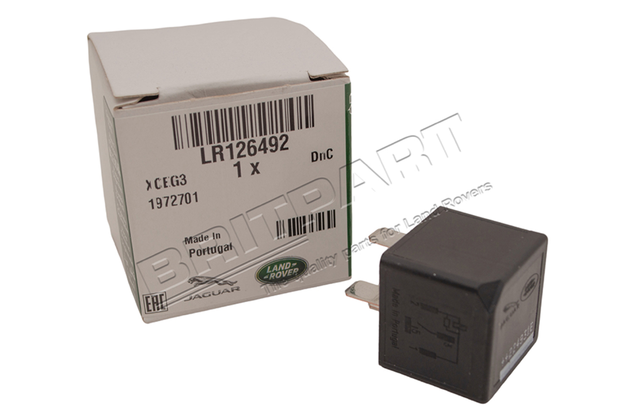 Genuine Land Rover YWB10027LLR 4 Pin Multi-Purpose Relay – Defender, Discovery 1 & 2, RRClassic – 12v Blade Type