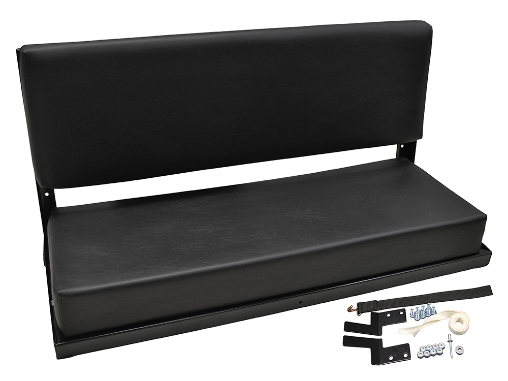Sitzbank Laderaum Serie und Defender 810mm Vinyl schwarz 320737